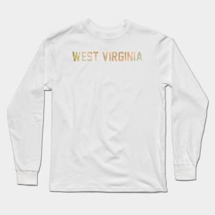 West Virginia Pastel tie Dye Long Sleeve T-Shirt